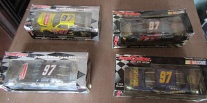 lot 43 image: 2002- 2004 die cast replica of sharpie race cars NIB qty 4