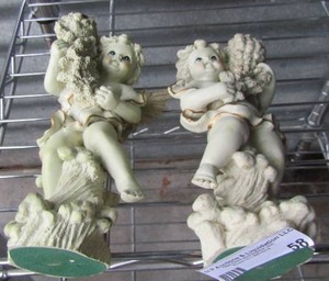 lot 58 image: 12 inch Angel dcor qty 2 very nice