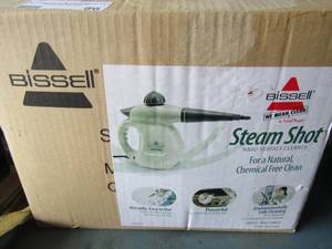 lot 86 image: Bissell steam shot hard surface cleaner in original packing