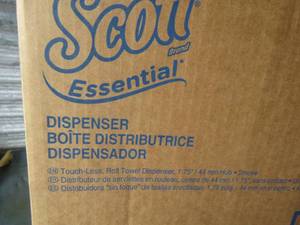lot 89 image: 2 NIB paper towel Scotts dispensers