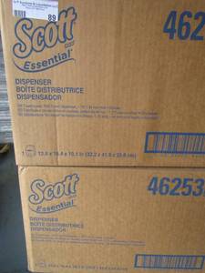 lot 90 image: 2 NIB paper towel Scotts dispensers