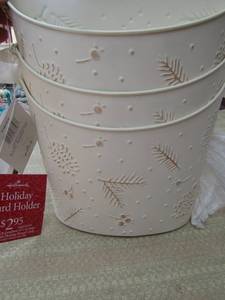 lot 143 image: Hallmark holiday card holders for wall hanging qty 3 new with tags