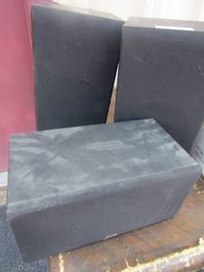 lot 161 image: set of 2 Zenith speakers SRF712B and 1 Zenith subwoofer