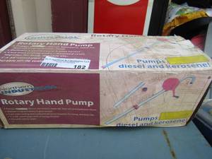 lot 182 image: Northern rotary hand pump in original box