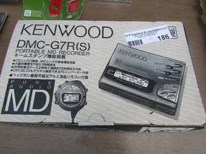 lot 186 image: Kenwood DMC-G7R portable MD recorder in original packing