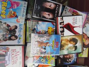 lot 215 image: large lot of DVD movies includes, hotels for dogs- the reef- 101 Dalmatians- lake house and much more