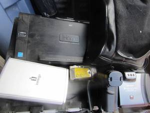 lot 229 image: SHARP VIEWCAM RECORDER WITH CASE AND BATTERIES AND A IHOME BLUETOOTH KEYBOARD AND MORE