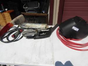 lot 240 image: welding hat, various types of hoses