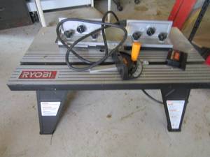 lot 15 image: ryobi router table 120 volt