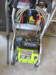 lot 17 image: ryobi electric power washer 1700 psi, 1.2 gpm