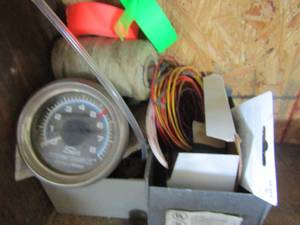 lot 65 image: super tack sun rmp, nylon tape, misc. wire and hose clamp