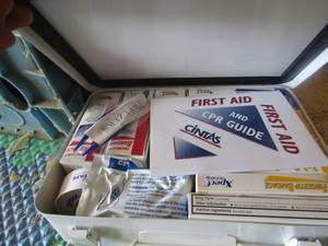 lot 72 image: centas  first aid kit full