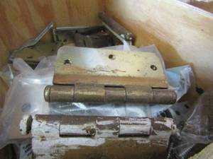 lot 81 image: hinges and hasps