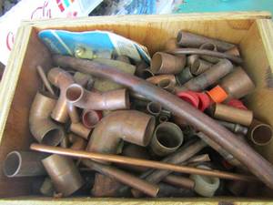 lot 85 image: copper fittings various sizes