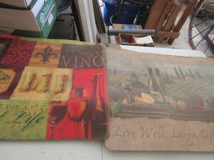 lot 148 image: 7 stain proof foam floor matts 22x34
