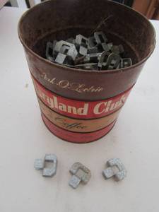 lot 156 image: red tin can some type of connecter
