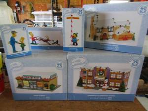 lot 41 image: the Simpsons 25 years figurines