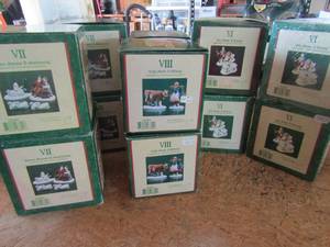 lot 42 image: heritage Christmas village collections some duplicates