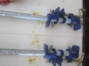lot 182 image: Irwin steel pipe clamps 12 in x 36 in qty 2