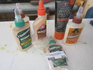 lot 202 image: various glue elmers glue