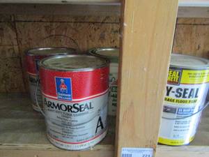 lot 221 image: 5 1 gallon epoxy seal for garage floors
