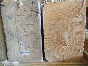 lot 247 image: wood 4 by 6   4 foot   quantity 6