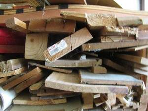 lot 266 image: shelves of wood pieces of variuos  sizes