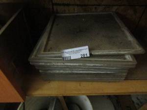 lot 281 image: 12 by 12 glass light cover