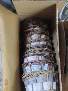 lot 309 image: wicker baskets 6 inch wide 10 per box 2 boxes