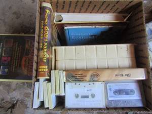 lot 310 image: religion tapes, Cds, and vhs