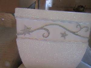lot 316 image: square decorative pots quantity 5