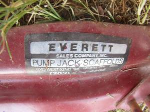 lot 366 image: pump jack scaffel  quantity 2