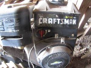 lot 376 image: CRAFTSMAN REAR TINE TILLER