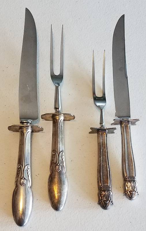 lot 36 image: VINTAGE CARVING SETS
