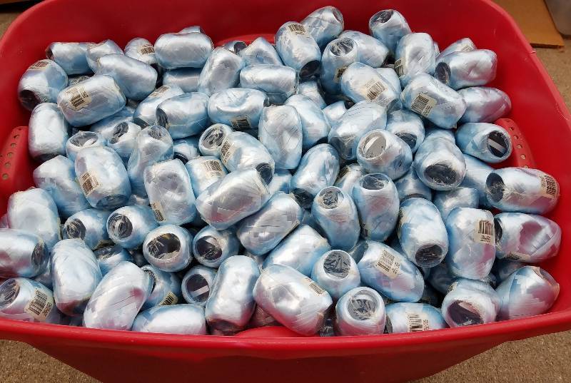 lot 128 image: NEW CURLING RIBBON EGGS