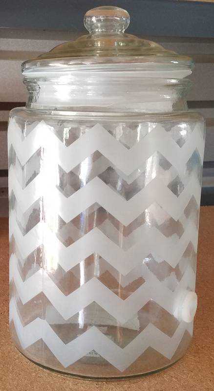 lot 67 image: NEW KIRKLANDS GLASS BEVERAGE DISPENSER