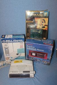 lot 168 image: Landline Phones, Infrared Alarm and more