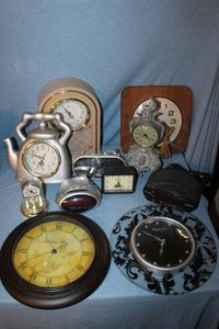 lot 169 image: What Time Is It Time To Get a Clock - Wall, Desk, Bedside etc.