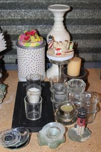 lot 208 image: Candle Holders of Various Styles