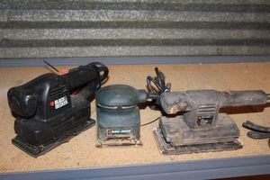 lot 217 image: Black &amp Decker Power Sanders
