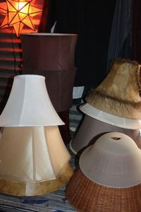 lot 232 image: Selection of Lampshades in a Variety of Styles - &nbspSee Photos