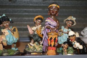 lot 149 image: P.J. Poly Collection African American Figurines and more