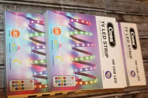 lot 120 image: 3 TV LED Light Strips