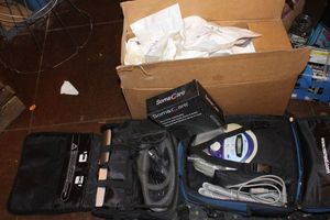 lot 14 image: Health Care Equipment...Resmed C-pap Machine, Vaporizer and a large amount of c-pap parts