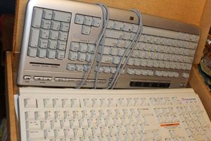 lot 20 image: Two Computer Keyboards, Apear to be unused or very Lightly Used