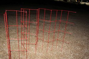 lot 55 image: Two Sections of Rose Trellis or Vining Wire