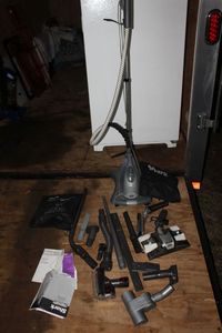 lot 46 image: Shark Vacuum System with Accessories As Shown In Photos