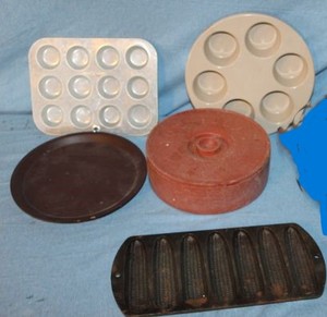 lot 185 image: Selection of Baking Pans and Tortilla Warmer