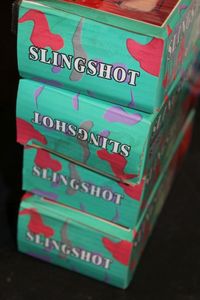 lot 282 image: Four Slingshots..unused