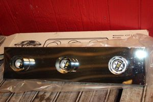 lot 242 image: Shiny Silver 3 Bulb Light Fixture